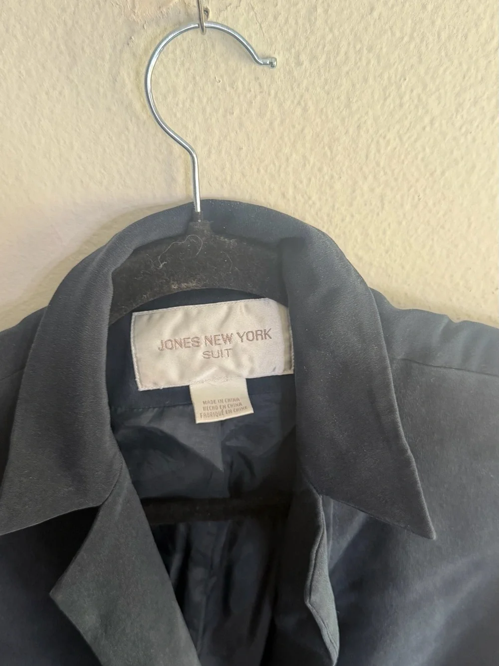 Jones New York Black Single-Breasted Blazer